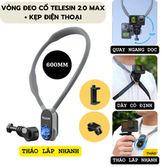 Vòng đeo cổ Quick Release 2.0 gắn Gopro Insta360 Ace Pro ActionCam , Điện Thoại