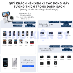 Remote aMagisn đa năng kết nối Gopro Insta360 DJI điều khiển từ xa