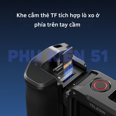 StreetGrip Kit TELESIN cho Insta360 Ace Pro 2 / Pro- Tay cầm hỗ trợ chụp hình đường phố nghệ thuật