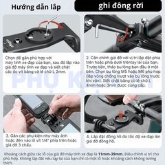 Pát xe đạp aMagisn giúp gắn Actioncam lên ghi đông xe chắc chắn