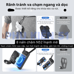 Vòng đeo cổ aMagisn từ tính cho Actioncam giấu ẩn trong áo hít mạnh mẽ