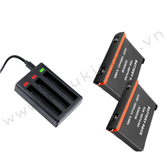 Pin và Dock sạc 3 khe dành cho Insta360 One X3