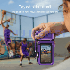 StreetGrip Kit TELESIN cho Action 6 màu đặc biệt - Tay cầm hỗ trợ chụp hình đường phố nghệ thuật