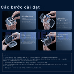 Khung chống nước aMagisn Action 6 bảo vệ camera chống nước bơi lặn