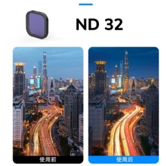 Kính Lọc Telesin CPL ND8 16 32 Gopro 13 Black