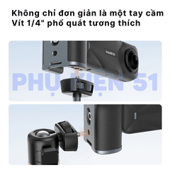 Báng tay cầm cho Insta360 X5 X4 Air tích hợp Remote chụp ảnh đường phố