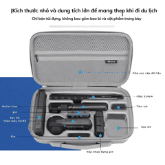 Túi đựng phụ kiện Insta360 X5 chống sốc , khuôn vừa vặn
