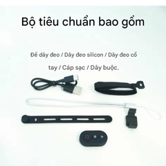Remote mini cho Gopro Insta360 X4 X3 X2 Ace Pro 2 , 8 9 10 11 12 13 BLACK
