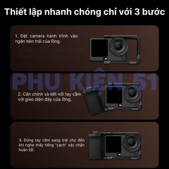 Báng tay cầm Telesin Bluetooth Action 6 chụp hình đường phố chụp hình từ xa