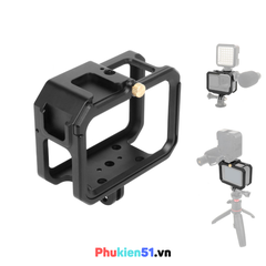 Khung nhôm siêu nhẹ bảo vệ cho Gopro Hero 13 12 11 10 9 Black