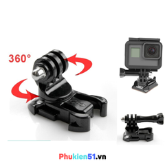 Mount gài xoay được 360 độ cho máy quay hành động GoPro, Osmo action, Actioncam