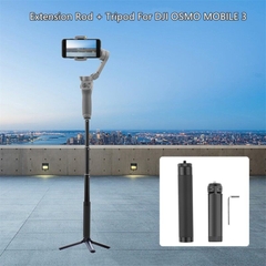 Gậy nối dài 75cm và Tripod kim loại hỗ trợ chiều cao Gimbal