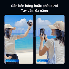 StreetGrip Kit TELESIN cho Insta360 Ace Pro 2 / Pro- Tay cầm hỗ trợ chụp hình đường phố nghệ thuật