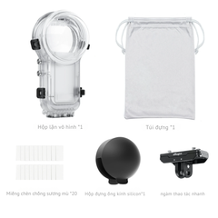 Khung chống nước aMagisn cho Insta360 X5 bơi lặn bảo vệ camera