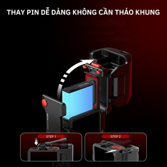StreetGrip Kit TELESIN cho Action 3 4 5 - Tay cầm hỗ trợ chụp hình đường phố nghệ thuật S6-FMS-22-TDJ