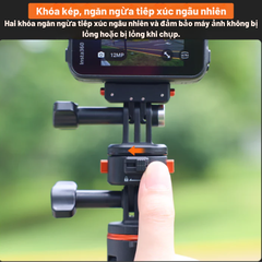 Ngàm Vrig AC 12 13 14 thao tác nhanh cho Actioncam Gopro Insta360 Osmo Action
