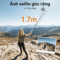 Tripod Telesin kiêm remote tự mở chân cho điện thoại kéo dài 1m8 điều khiển bluetooth lên đến 10m