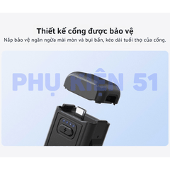 Pin sạc Telesin cho Pocket 4 3 kéo dài thời gian sử dụng 1,3 lần sạc