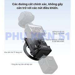Giá đỡ Magsafe cho Pocket 3 4 4P giúp gắn điện thoại hít nam châm