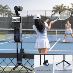 Tay cầm gấp gọn Pocket 3 4 4P kiêm tripod , đế từ tính chân đứng cầm tay