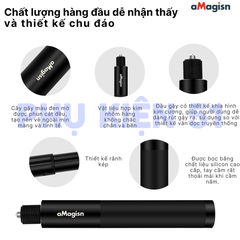 Gậy aMagisn tàng hình Insta360 X5 X4 X3 Osmo 360 kéo dài 70cm 120cm