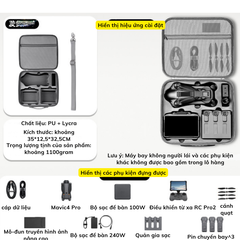 Túi chống sốc DJI Mavic 4 Pro RC2 Rc Pro2 đựng phụ kiện bảo vệ flycam