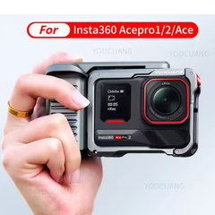 Tay cầm kim loại YOOCUANG cho Insta360 Ace Pro 2 chụp hình đường phố đa dạng - YOOCUANG Xplorer Grip Kit StreetGrip Vlog