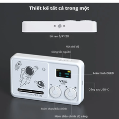 Đèn Vrig FD98 hỗ trợ điện thoại máy ảnh quay phim chụp hình dung lượng pin lớn
