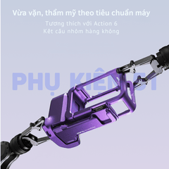 StreetGrip Kit TELESIN cho Action 6 màu đặc biệt - Tay cầm hỗ trợ chụp hình đường phố nghệ thuật