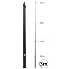 Gậy 1.5M 3M Carbon Fiber tàng hình kéo dài dành cho Insta360, GoPro, GoPro Max
