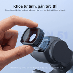 Lens góc rộng cho DJI Pocket 4 3 góc rộng hít nam châm tháo lắp nhanh