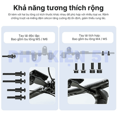 Pát xe đạp aMagisn giúp gắn Actioncam lên ghi đông xe chắc chắn