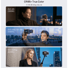 Đèn Telesin ngàm Osmo Nano/Action 6 Osmo trợ sáng S5-BGD-17-TDJ