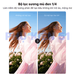 Filter Kit cho Insta360 Luna CPL+VND2-32+ Black Diffusion 1/4 kiểm soát ánh sáng