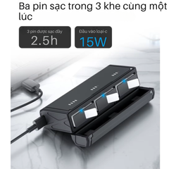 Hộp sạc và Pin Stamina Gopro 13 Black kéo dài thời gian sử dụng