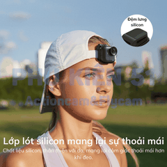 Đế nam châm Telesin kẹp nón Insta360 Go Ultra xoay 360 độ S3-HMH-05-TIS