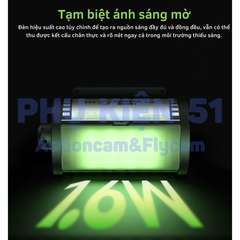 Đèn Telesin Mini trợ sáng Actioncam máy ảnh , trang trí đẹp gắn ngàm Cold Shoe