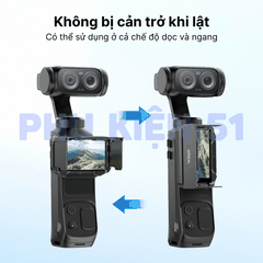 Nắp che nắng Vrig cho Insta360 Luna giúp nhìn rõ màn hình bảo vệ