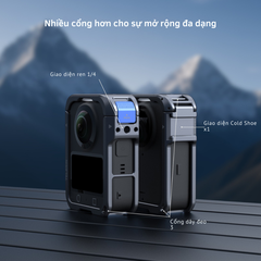 Khung hợp kim Telesin cho Osmo 360 kim loại cứng chắc bảo vệ toàn diện camera S6-FMS-30-TDJ