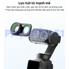 Lens góc rộng Telesin 0,75x Insta360 Luna mở rộng góc quay