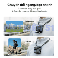 Vòng đeo cổ aMagisn từ tính cho Actioncam giấu ẩn trong áo hít mạnh mẽ