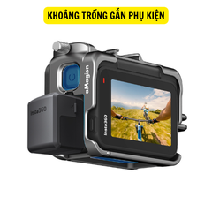 Khung Nhôm aMagisn Insta360 Ace / Ace Pro chắc chắn hỗ trơ xoay ngang dọc ngàm mở rộng gắn mic đèn - Hàng chính Hãng
