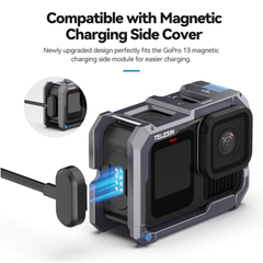 Khung hợp kim nhôm Gopro 13 12 11 10 9 Black nâng cấp tích hợp nhiều phụ kiện