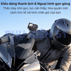 Giá đỡ kẹp kính Telesin cho Actioncam kẹp kính chắn gió nhôm CNC chắc chắn