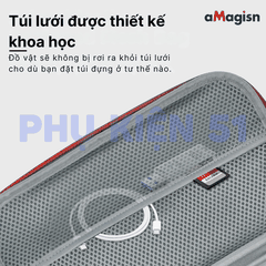 Túi aMagisn đựng Insta360 Ace Pro 2 nhiều phụ kiện gọn gàng