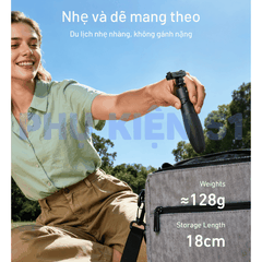 Tripod Telesin tích hợp Action 6 Nano kéo dài 44cm tiện lợi nhỏ gọn