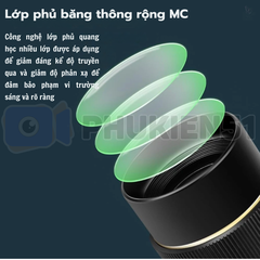 Ống kính lens Tele 300mm (10X) cho điện thoại phóng đại xoá phông cực tốt, dộ nét cao