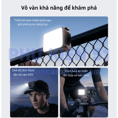Đèn Telesin ngàm Osmo Nano/Action 6 Osmo trợ sáng S5-BGD-17-TDJ