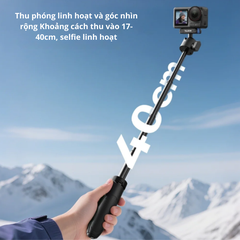 Tripod mini Telesin tích hợp ngàm Osmo 360 Action 5 4 3 tiện lợi nhỏ gọn