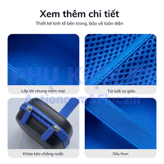 Túi mini Telesin đựng Actioncam cao cấp lớp nhung mềm mại, kháng nước